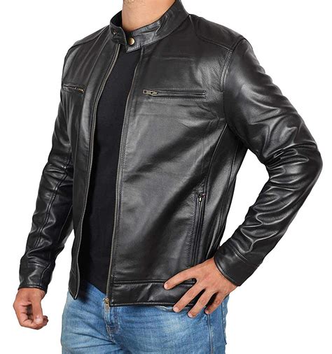 where to buy a men's leather jacket near me